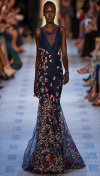 Alek W at Zac Posen Spring/Summer 2013