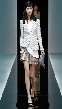 Amanda H at Emporio Armani Spring/Summer 2013