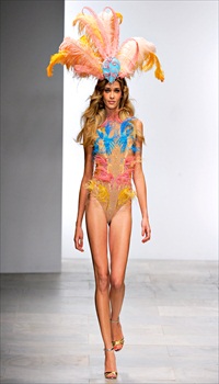 Ana Beatriz at Issa London Spring/Summer 2012