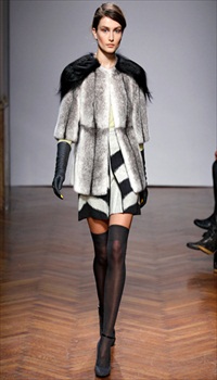 Andreea D at Marco de Vincenzo Fall/Winter 2011