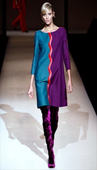 Anja at Alberta Ferretti Fall/Winter 2011