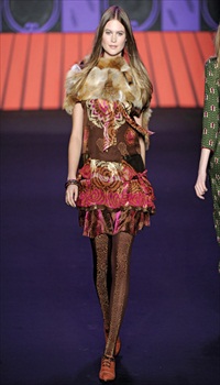 Behati at Anna Sui Fall/Winter 2011