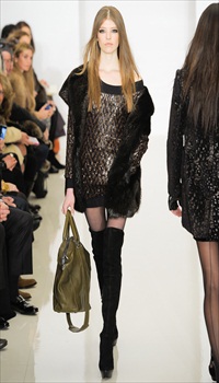 Brittany at Rachel Zoe Fall/Winter 2012