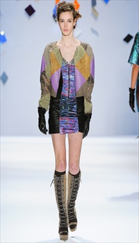 Denija at Custo Barcelona Fall/Winter 2012