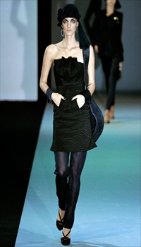 Denisa at Giorgio Armani Spring/Summer 2011