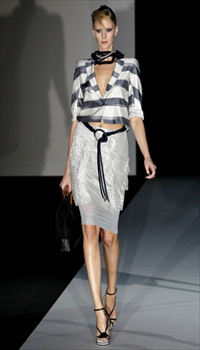 Ingerid at Emporio Armani Spring/Summer 2011