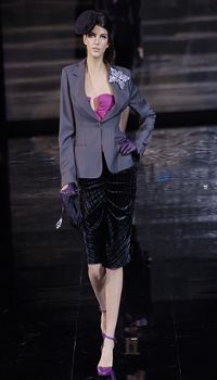 Karoline at Giorgio Armani Fall/Winter 2006