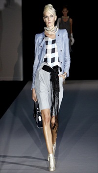 Katia at Emporio Armani Spring/Summer 2011