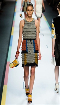 Nadja B at Fendi Spring/Summer 2013