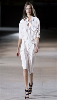 Othilia at Anthony Vaccarello Spring/Summer 2013