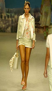 Diana Meszaros at Trend Les Copains Spring/Summer 2005