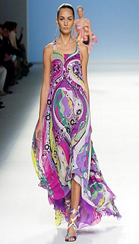 Martina at Emilio Pucci Spring/Summer 2005